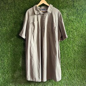 Karen Scott Green Popover Style Dress